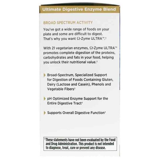 Omega-Zyme Ultra Digestive Enzyme Blend, GOL